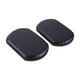 thumbnail image 2 of Reposapiés para silla de ruedas, 2 unidades, color negro, resistente, compatible con almohadillas de cuero para las piernas, soporte para las piernas, 2 of 9