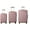 Rose Gold, variant on 3-Piece Luggage Set, Gray Hardshell Suitcase Set with Spinner Wheels & TSA Lock, Durable ABS Travel Trolley, 20" 24" 28"