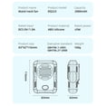 thumbnail image 4 of 6000Mah Portable Waist Clip Fan Belt Fan Body Fan, 4 of 9