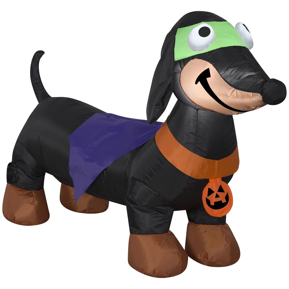 Weiner Dog Halloween Costumes
 4 Gemmy Airblown Inflatable Weiner Dog in Halloween Costume Walmart