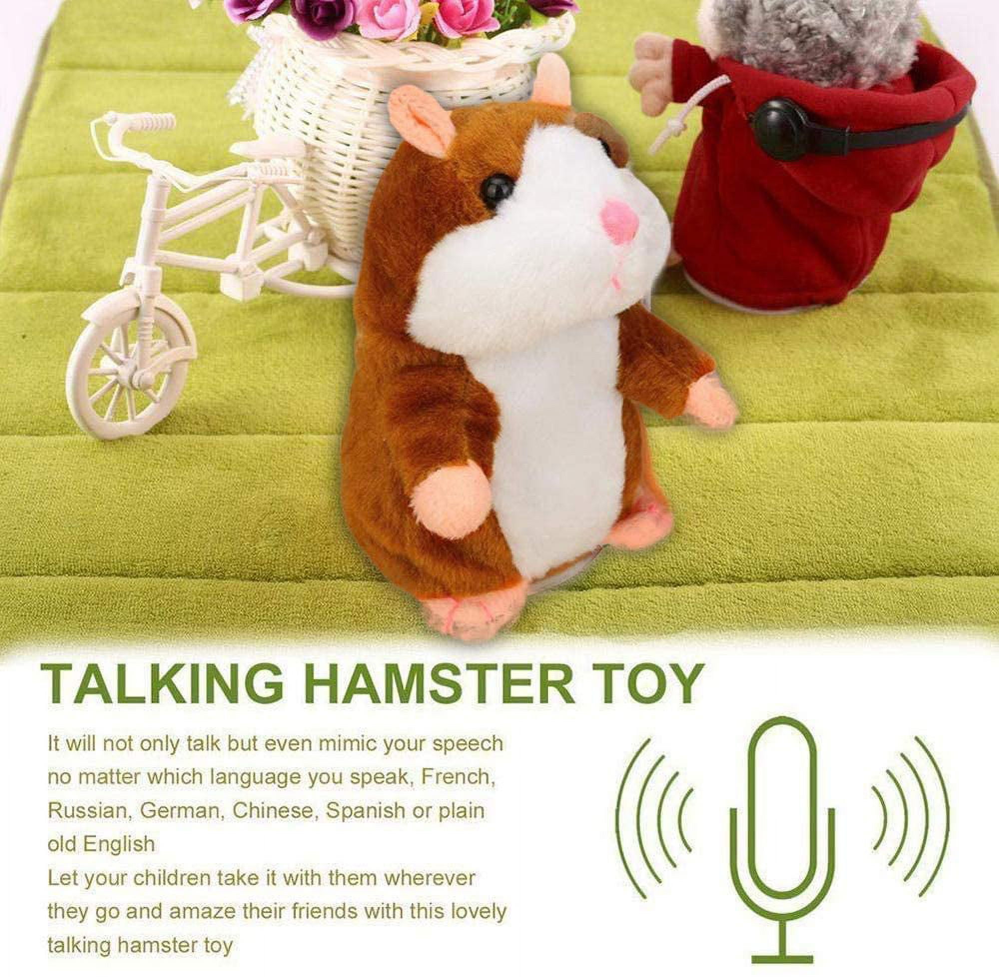 Talking Hamster Plush Toy  Juguetes de hámster, Hámster, Juguete de peluche