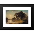 thumbnail image 2 of Asher Brown Durand 14x11 Black Modern Framed Museum Art Print Titled - Summer Afternoon (1865), 2 of 5