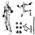 thumbnail image 1 of Set de figuras de acción Outeat Titan 13 Robot T-13 Nova 13 Blanco, 1 of 9