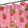 thumbnail image 3 of Strawberry Plants Fruit Flower Shower Curtain 72"x72" ,Bathroom Decorative Shower Curtains Set with 12 Hooks,Modern Waterproof Washable Shower Curtain, 3 of 6