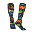 thumbnail image 4 of Balery Dinosaurs In Space Fun Novelty Socks Men'S Women'S Crew Socks Funny Crazy Novelty Socks Quirky And Cool Socks, 4 of 9