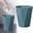 Blue, variant on Dreamyjuly Plastic Shaped Creative Garbage Can for Bathroom Kitchen Living Room, Modern Trash Bin with Lid, Small Space Waste Basket, Blue