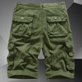 thumbnail image 3 of cllios Men's Cargo Shorts Outdoor Work Shorts Fitness Travel Cargo Shorts with Multi Pockets Fathers Day Gift Ideas Army Green,L, 3 of 8