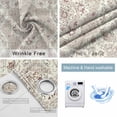 thumbnail image 2 of Beige Boho Blackout Curtains for Bedroom, Middle Century Ethnic Vintage Abstract Thermal Insulated Kitchen Drapes with Grommets, Light Blocking Window Treatment, 2 Panels 42" x 45", 2 of 7