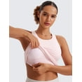 thumbnail image 5 of CRZ YOGA Butterluxe Tank Tops for Women Racerback Workout Padded Yoga Athletic Camisole with Built in Bra, 5 of 5