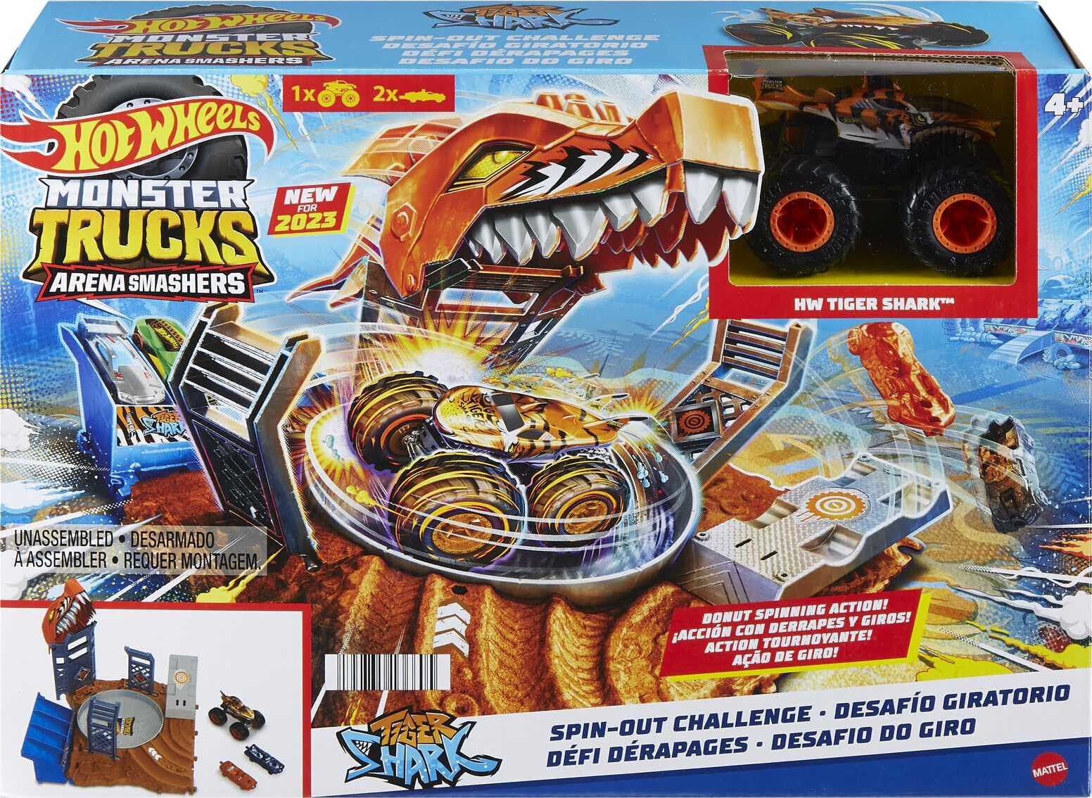 Hot Wheels Pista Monster Trucks Arena Smashers 2023 Mattel