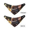 thumbnail image 3 of Honeii Cute Big-Eared Mouse Print Pet Scarf Dog Bandanas for Dogs Triangle Dog Scarfs,Bandana Pet Cute Scarf Bibs for Small Medium Dogs and Cat-Small, 3 of 5
