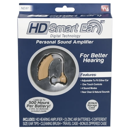 HD Smart Ear - Digital Hearing Amplifier to Aid Hearing - Lasts up 500 hours per