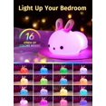 thumbnail image 2 of Lámpara Para Niños XCF Luz De Noche 16 Colores Portátil Kawaii, 2 of 4