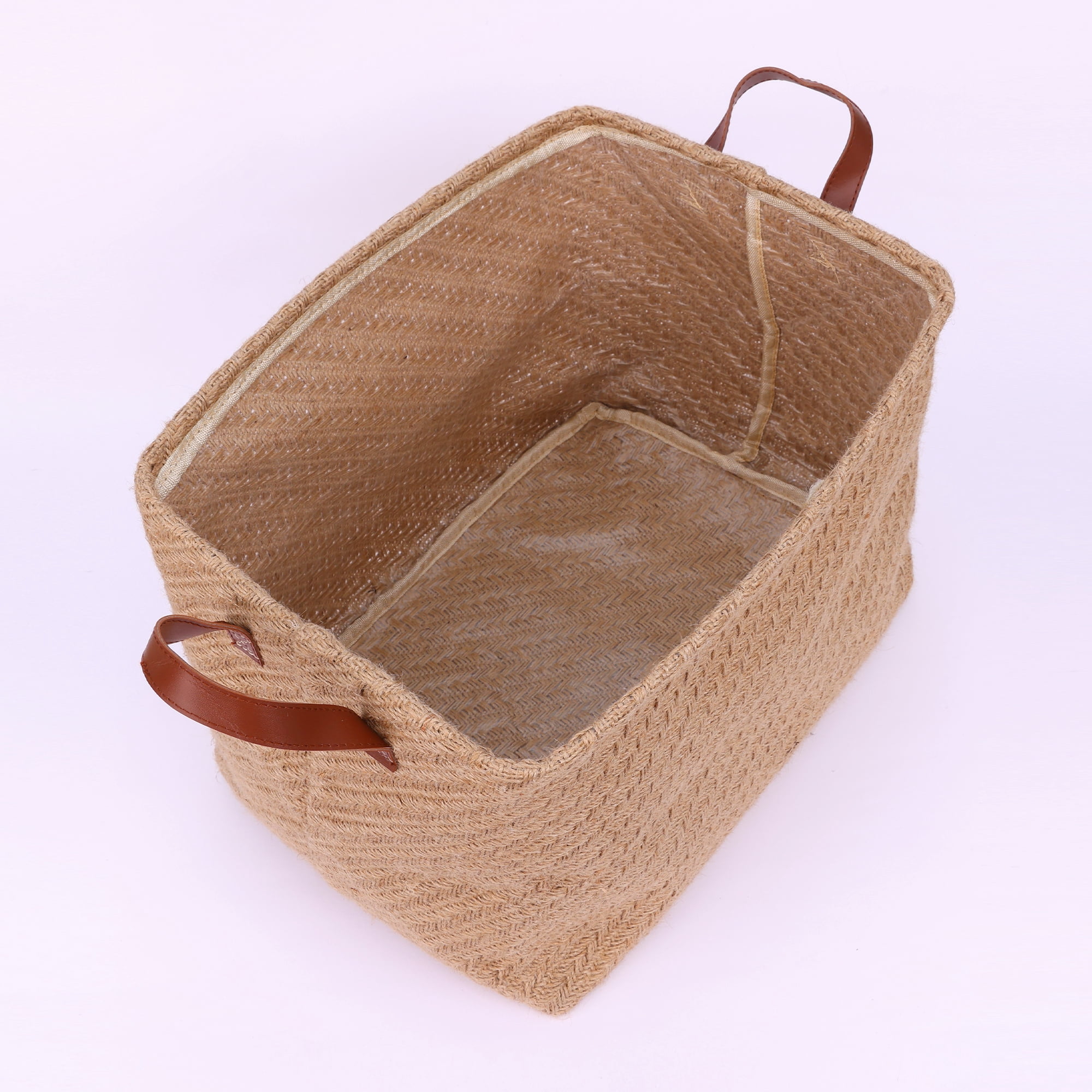 Unique Bargains Fabric Storage Cube Storage Bin Storage Basket Khaki Arrow