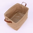 thumbnail image 3 of Unique Bargains Fabric Storage Cube Storage Bin Storage Basket Khaki Arrow, 3 of 7