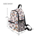 thumbnail image 3 of FORMRS School Backpack with Front Zippered Pocket 12" Student Travel Daypack, Blue Abstract Pattern, 3 of 6