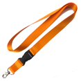 thumbnail image 1 of Badge Holder Hanging Neck Strap Lanyard Multi Functional Lanyard For Mobile Phone Keys Metal Ring ID Name Card Safety 2cm Wide Orange, 1 of 6