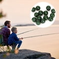 thumbnail image 4 of Carp Fishing Beads 50pcs/lot Round Soft Rubber Black Green Brown Grey Carp Fishing Rig Beads 6mm/8mm, 4 of 6