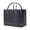 Black, variant on HOME DISTRICT Chic File Organizer Tote - Important Document Organizer Bag, Portable File Box with Handle, Black