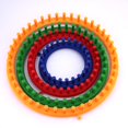 thumbnail image 3 of Set of plastic round knitting rings with hook and needle, 3 of 5