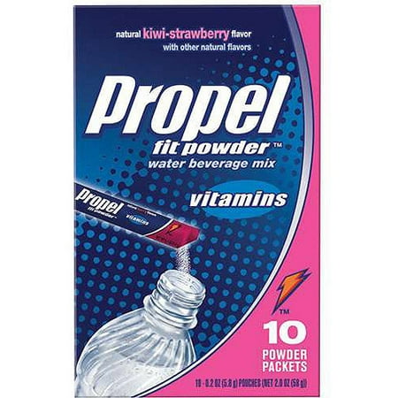 Propel Kiwi-Strawberry Flavor Water Beverage Mix, 0.2 Oz., 10 Packet