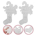 thumbnail image 4 of EeaseMX 2 plantillas de relieve para corte de metal, de acero al carbono, para calcetín navideño, 4 of 7