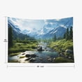 thumbnail image 2 of Gojian Forest Tapestry Wall Hanging - Green Misty Pine Tree Nature Wall Art, Tapestries BoHo Decor for Living Room & Bedroom Spaces, 2 of 6