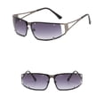 thumbnail image 5 of VLOOCKLW Fashion Mirror Sunglasses Unisex Classic Round Sunglasses for Men Women, Fashion UV Protection Eyewear for Daily Wear, Driving & Outdoor Activities, Lightweight, 5 of 7