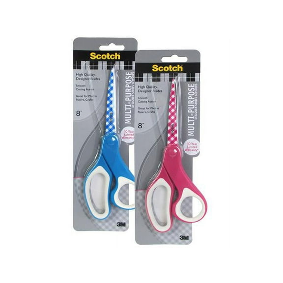 Scotch Scissor 8" Multi Purpose Astd Gingham