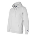 thumbnail image 3 of Men's Double Dry Action Fleece Pullover Hood, White - 3XL, 3 of 4