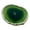 Green, variant on AYYUFE Polished Dyed Coaster Compact Stone Natural Agate Sliced Coaster Desktop Decor