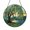 Acrylic 3.5 Inch, variant on Willow Tree Landscape Stained Glass Style Suncatcher Window Decor, Round Nature Glass Hanging Ornament for Home