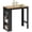 Walnut, variant on HOMCOM Bar Table Dining Table with 3 Shelves for Kitchen, Walnut