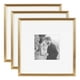 thumbnail image 1 of Set de marcos para fotos de Kate y Laurel Adlynn cuadrados dorados, 3 unidades, 1 of 8