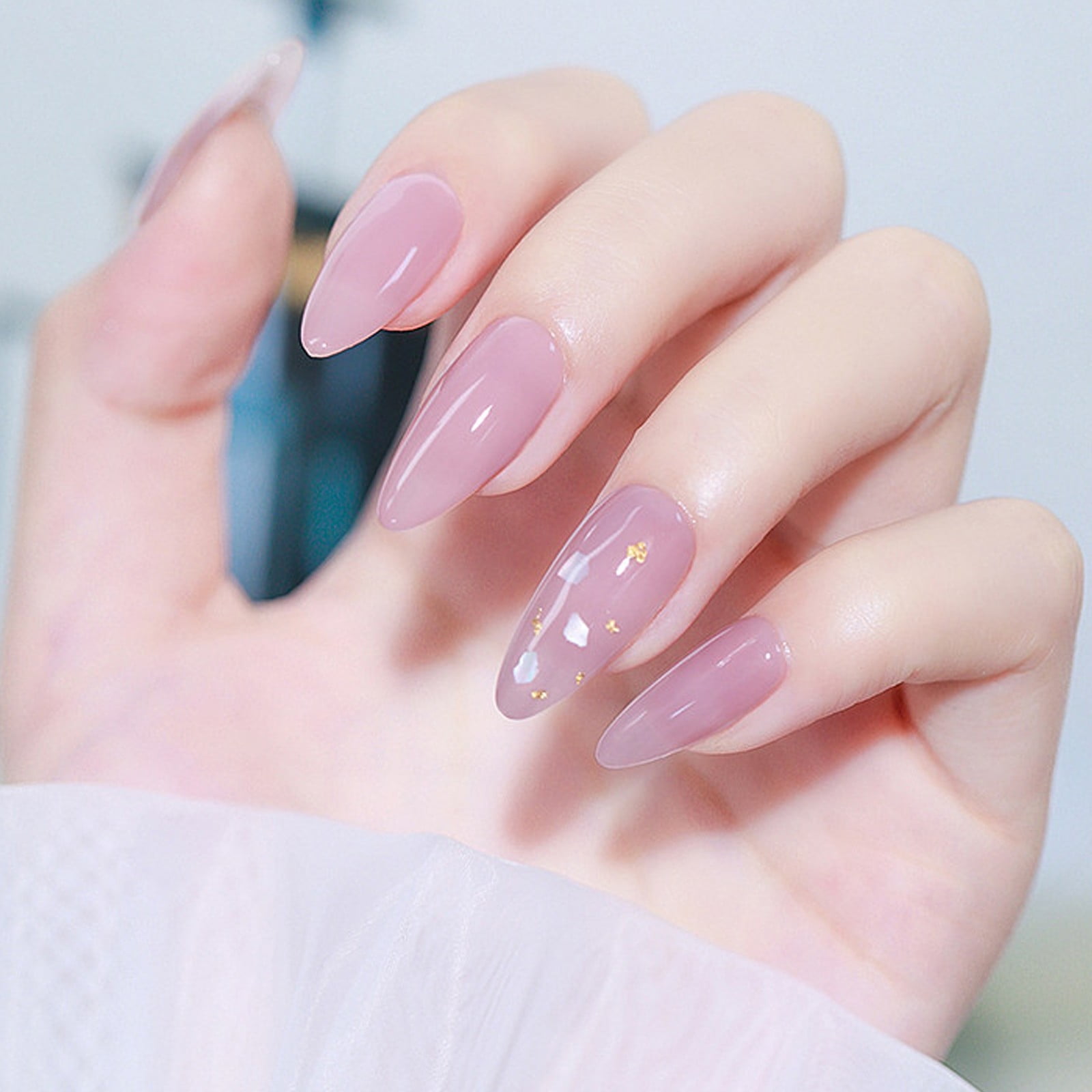 Clear Acrylic Nails on 500pcs Clear False Nails Tips Lady Acrylic Finger Nail Tips Clear on Nails Medium Length Long Nail Tips Acrylic on Nails for Girls Age 5 Acrylic Tips Long