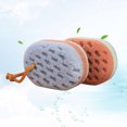 thumbnail image 3 of EeaseCA 2pcs Bathing Sponge Oval Scrubber Shower Sponge for Men Women Lady, 3 of 8