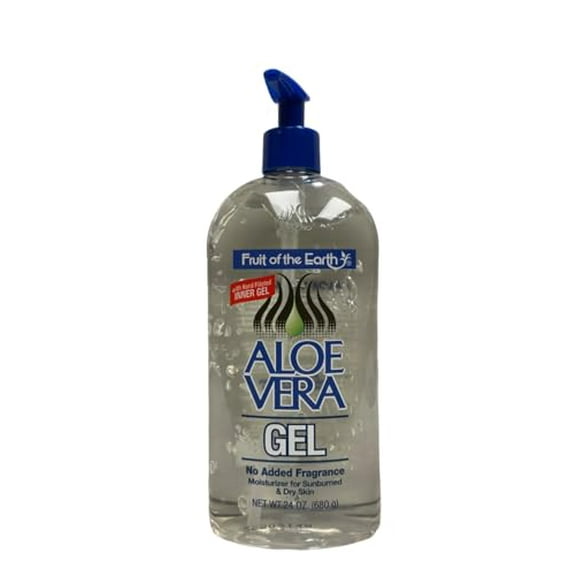 Fruit of the Earth Aloe Vera 100% Gel 24 oz (Pack of 3)