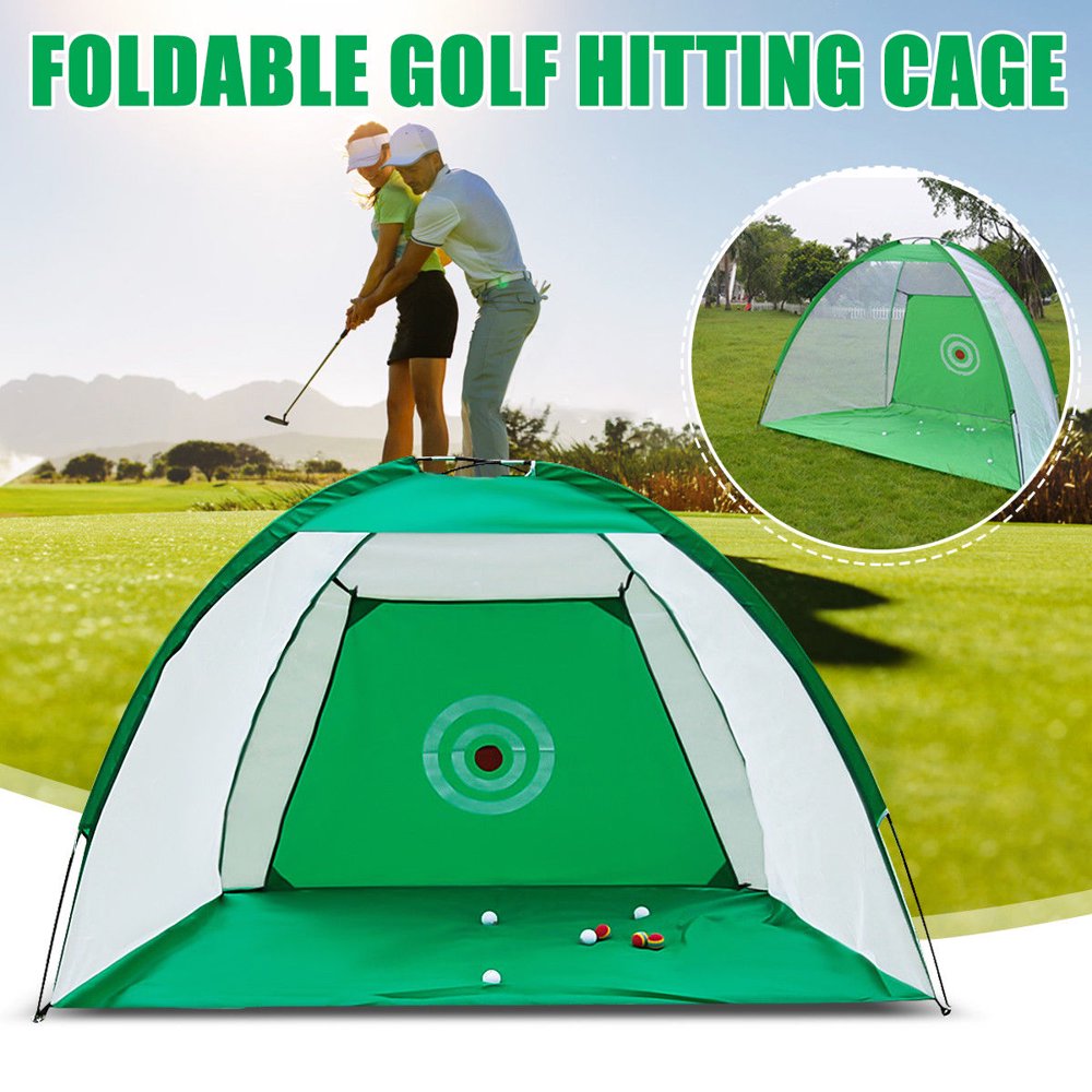 Foldable Outdoor Indoor Golf Net Cage Golf Hitting Net Pop Up Driving