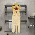 thumbnail image 5 of Qholemyo Dog Hand Towel Kitchen Bathroom Dog Towel Hanging Simulation Cute Pet Hand Towel Bathroom Hand Towels Soft Hand Towels, 5 of 5