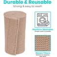 thumbnail image 3 of PinesC Elastic Bandage with Adhesive Closure 4" x5yd - Medical Tape - Washable Self Adhering Wrap for Muscle Support - Hook and Loop Closure - Sports Compression Roll for Sprained Ankle (4 in) 4 in, 3 of 5