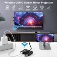 thumbnail image 4 of Transmisor y Receptor Inalámbrico Compatible con ,USB C Compatible con Inalámbrico,Transmisión de Audio y Vídeo A TV/Monitor,A, 4 of 5