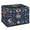 Multicolor 1, variant on CURLYOOT Gothic Skull Mushroom Forest Storage Bin with Zipper Lid, Fabric Storage Basket with Handles, Decorative Foldable Storages Box Clothes Organizer for Closet, Shelf