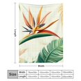 thumbnail image 3 of FCXZI Bird Of Paradise Tropical Flannel Blanket - Soft Warm Lightweight 30*40in, 3 of 7