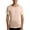 Beige, variant on NinXxx Men's See Through Mesh Breathable Summer Daily Fashion Tee Beige XL