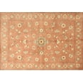 thumbnail image 1 of Ahgly Company Machine Washable Indoor Rectangle Contemporary Pumpkin Orange Area Rugs, 8' x 10', 1 of 7
