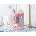 thumbnail image 2 of SalonMore Kids Dress up Storage with Mirror and Storage Bin,Kids Armoire Dresser with 2 drawers, Costume Closet for Kids, Pretend Storage Closet for Child,Costume Storage Dresser Pink, 2 of 7