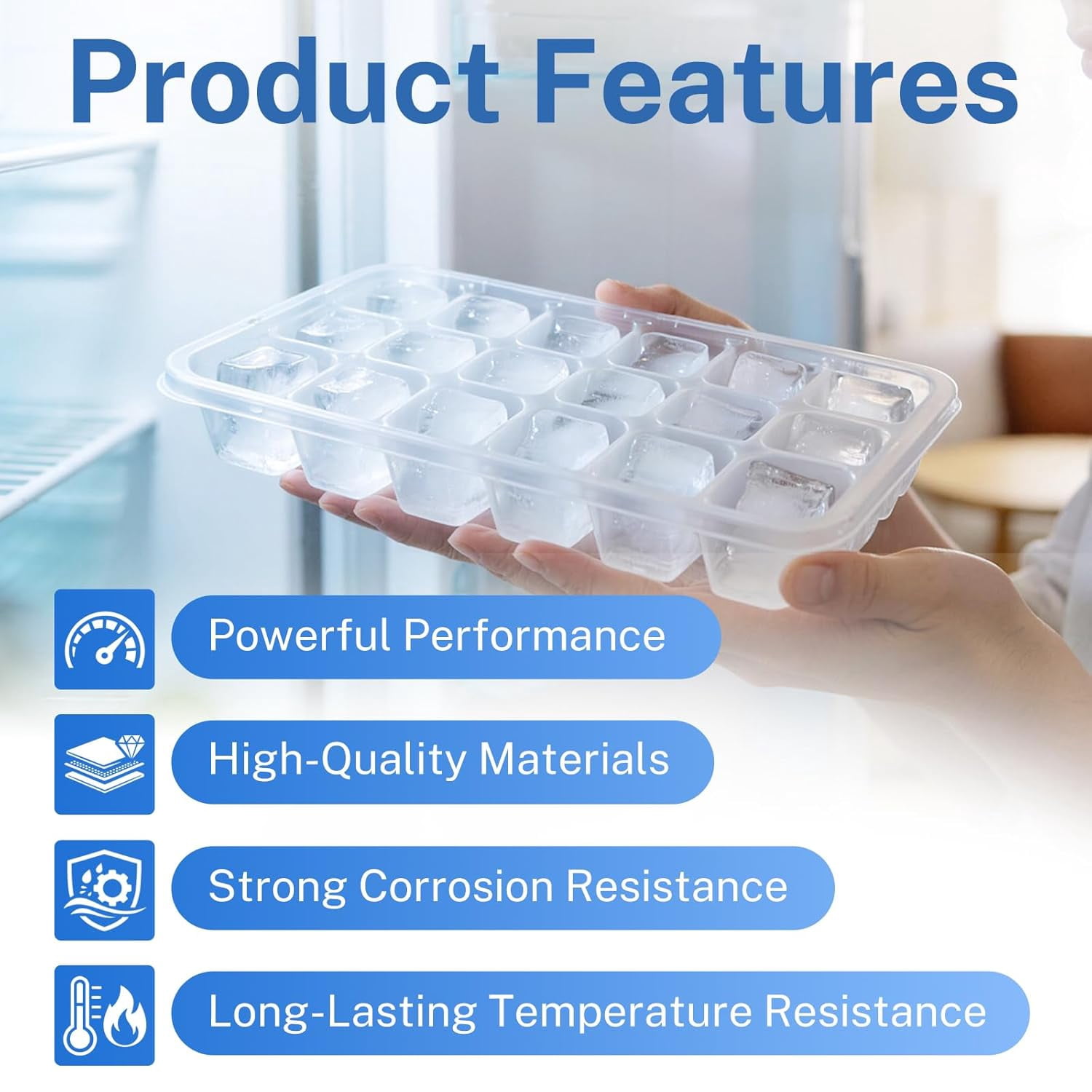 WR30X10093 WR30X10061 Ice Maker Kit, 160W 115V Automatic Ice Making, Compatible with GE, Hotpoint, Kenmore Refrigerators, Replaces WR30X10014, WR30X10012, 1399596 and More