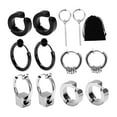 thumbnail image 4 of LEORX 6 Pairs Clip On Earrings for Men Non Piercing Style for Parties, 4 of 8
