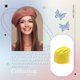 thumbnail image 5 of Qarigey Beanie Hat Cómodo Casual Color sólido Gorros para adultos Gorras Turbante simple Mujeres Hombres Sombreros para la decoración del vestido Sombreros Amarillo Qarigey AP009244-02B, 5 of 6
