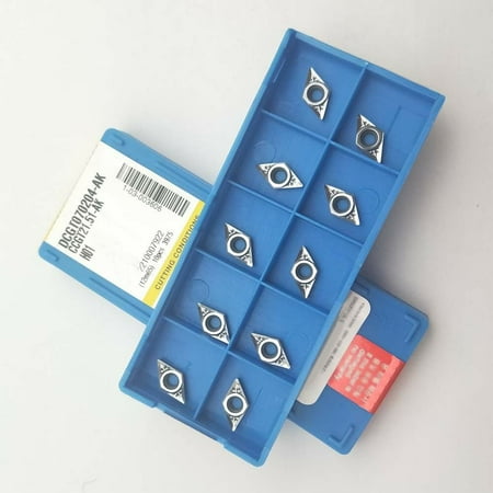 

GLFILL 10Pcs Dcgt070204 Ak H01/Dcgt21.51-Ak H01 Aluminum Blade Inserts Carbide Inserts